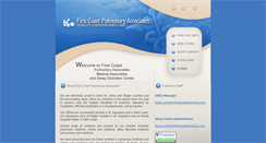 Desktop Screenshot of firstcoastpulmonary.com
